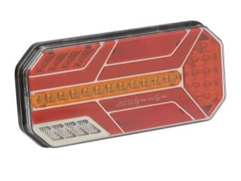 Feu arrière rectangle droit LED 12/24V 7 fo