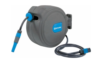 Enrouleur automatique orientable de tuyau d'eau 20m+2m Ø 11mm