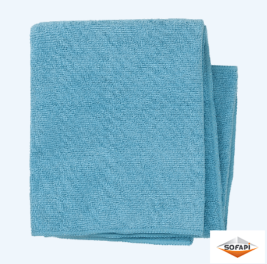 MICROFIBRE 40 x 40cm x 10 BLEU