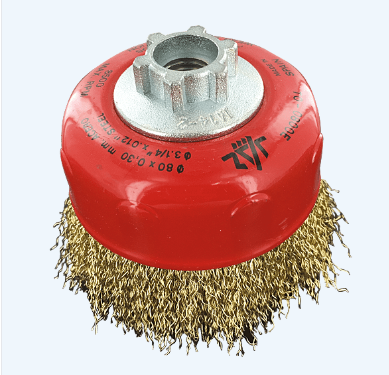 BROSSE  FIL ACIER ONDULE Ø100mm