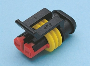 Connecteur étanche femelle 2 voies 1,5mm² - lot de 10 pcs Référence :