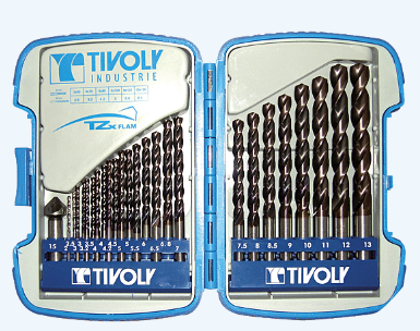 Coffret 25 forets et fraise HSS à métaux