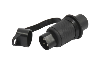 Fiche 3 plots mâle plastique avec capuchon