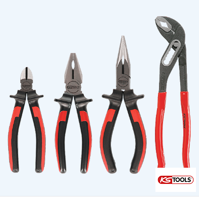 JEU DE 4 PINCES ERGONOMIQUES