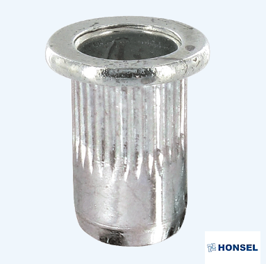 ECROUS A SERTIR CRANTE TETE PLATE